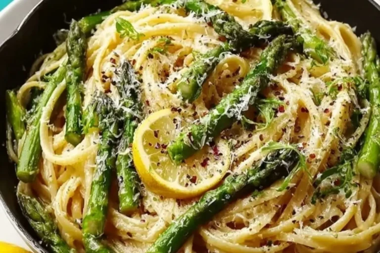 Asparagus Pasta with Lemon & Garlic