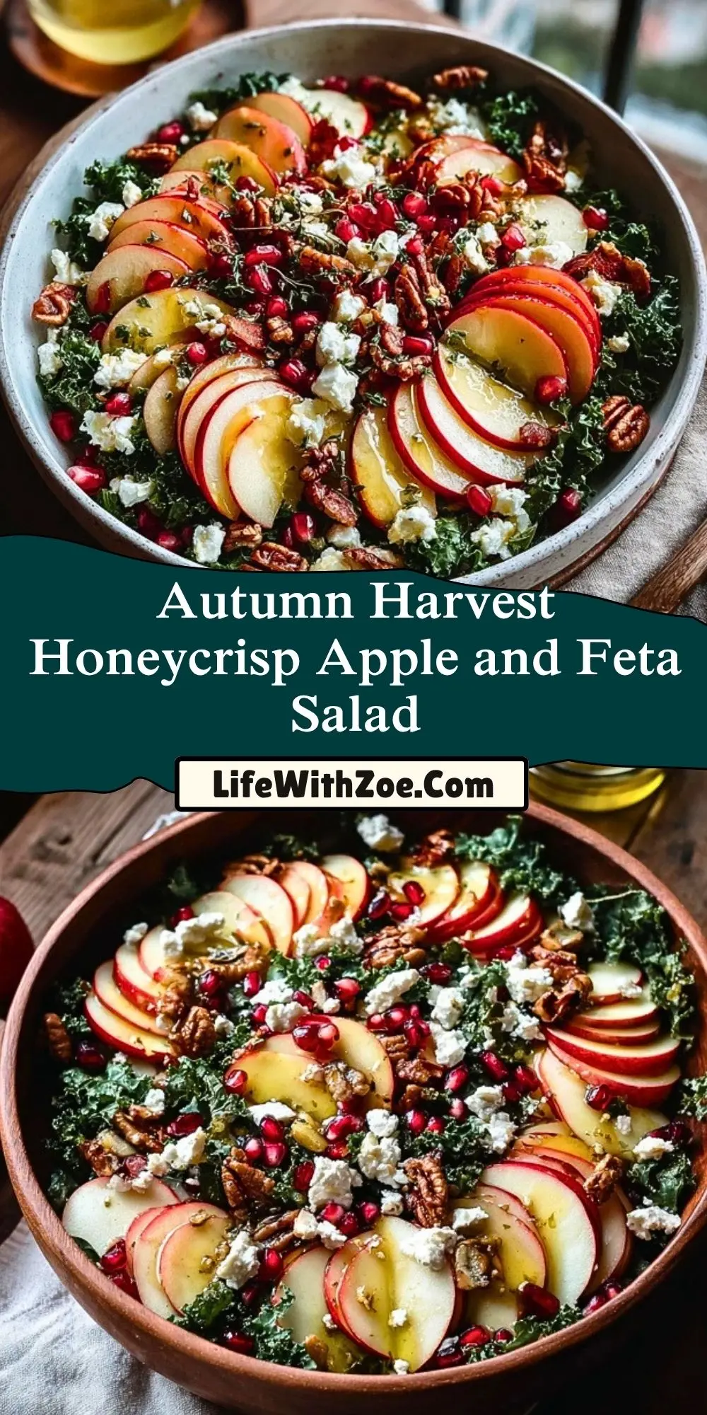 Autumn Harvest Honeycrisp Apple and Feta Salad (2)