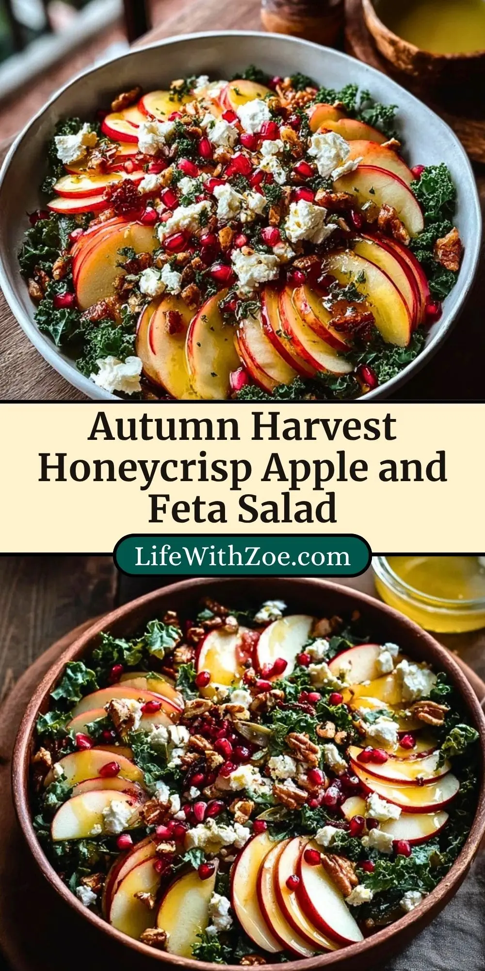 Autumn Harvest Honeycrisp Apple and Feta Salad (3)
