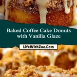 Baked Coffee Cake Donuts with Vanilla Glaze (2)