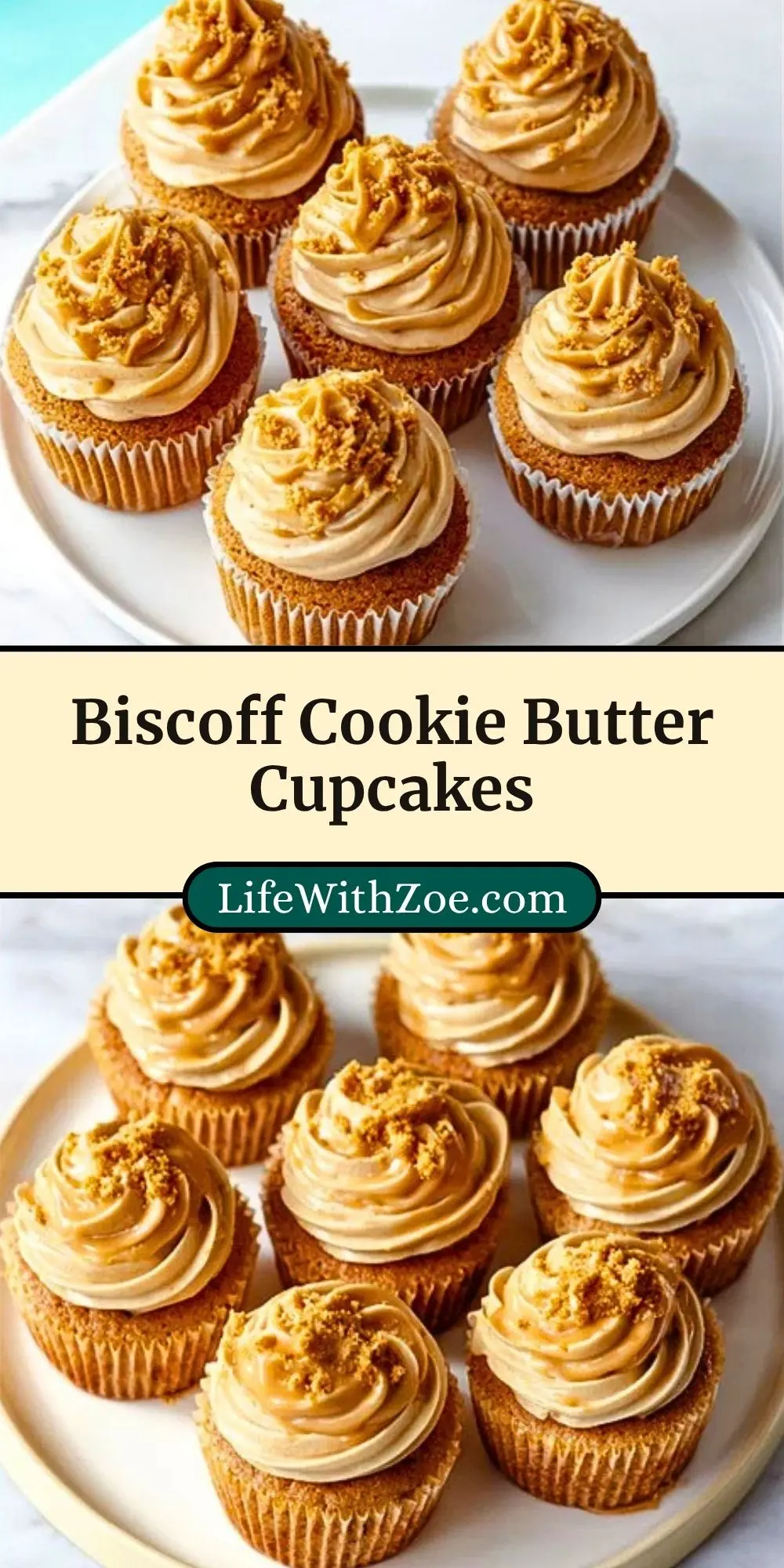 Biscoff Cookie Butter Cupcakes (3)