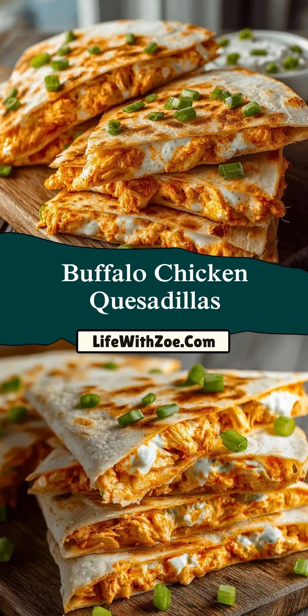 Buffalo Chicken Quesadillas (2)