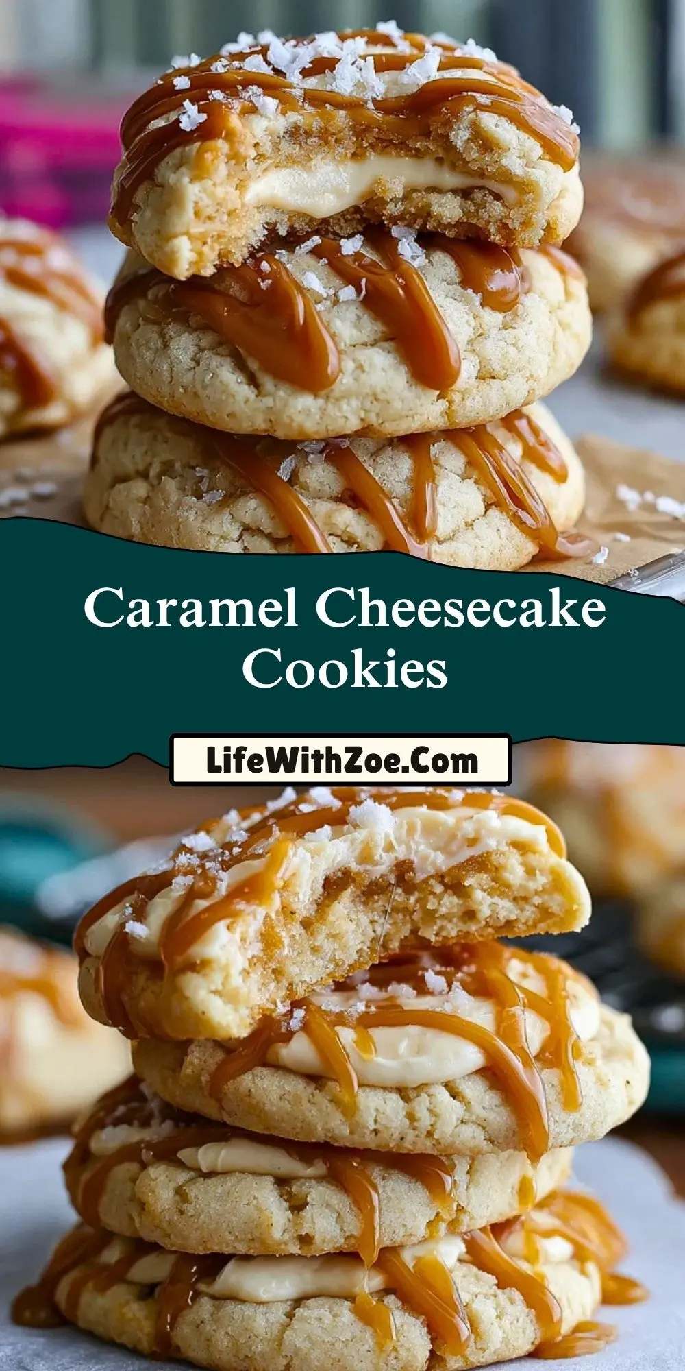 Caramel Cheesecake Cookies (2)