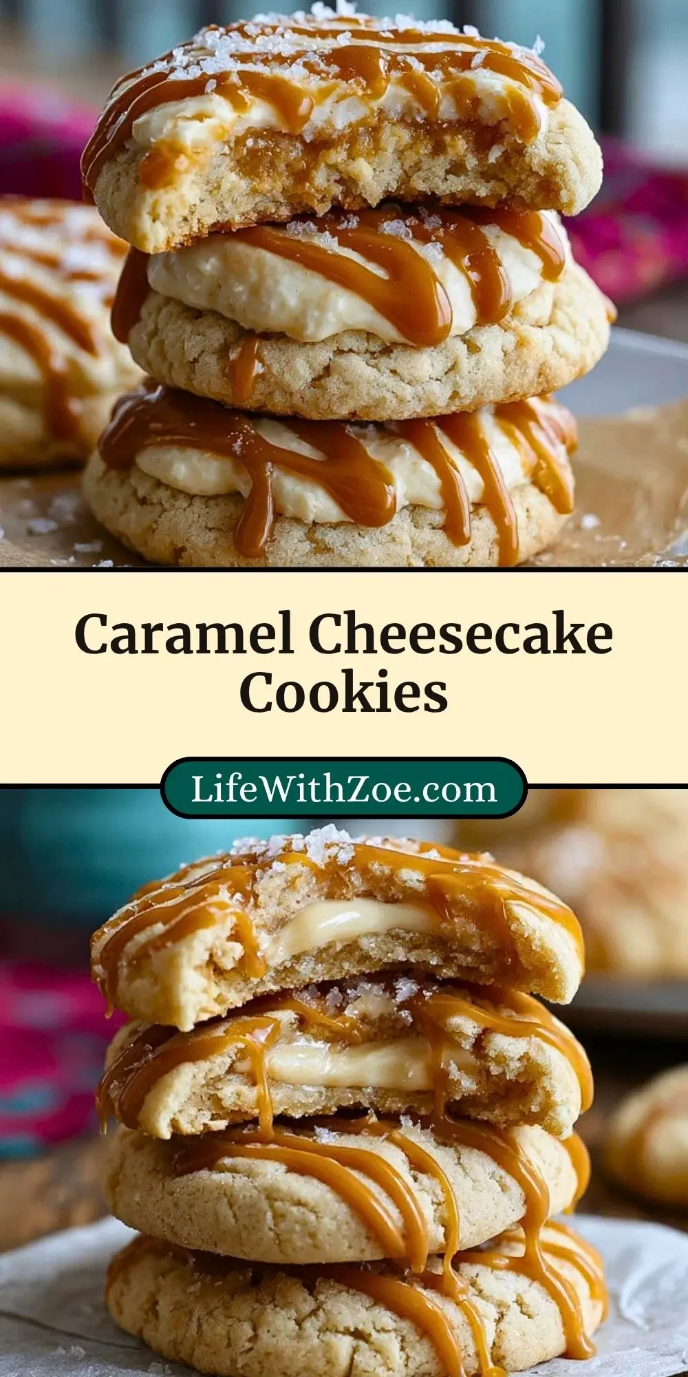 Caramel Cheesecake Cookies (3)