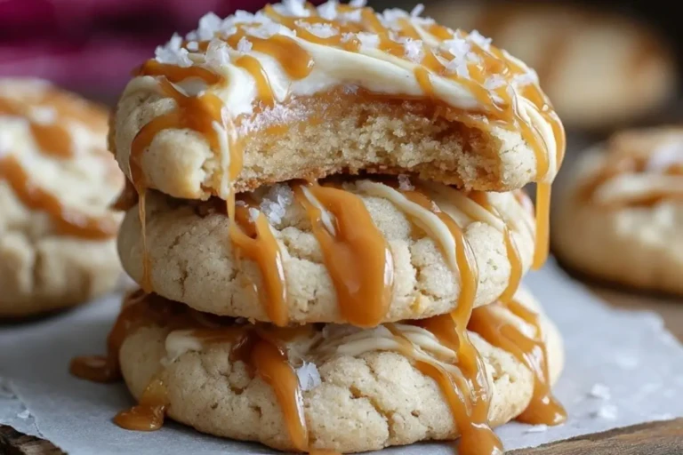 Caramel Cheesecake Cookies