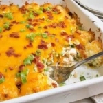 Cheesy Chicken Tater Tot Casserole