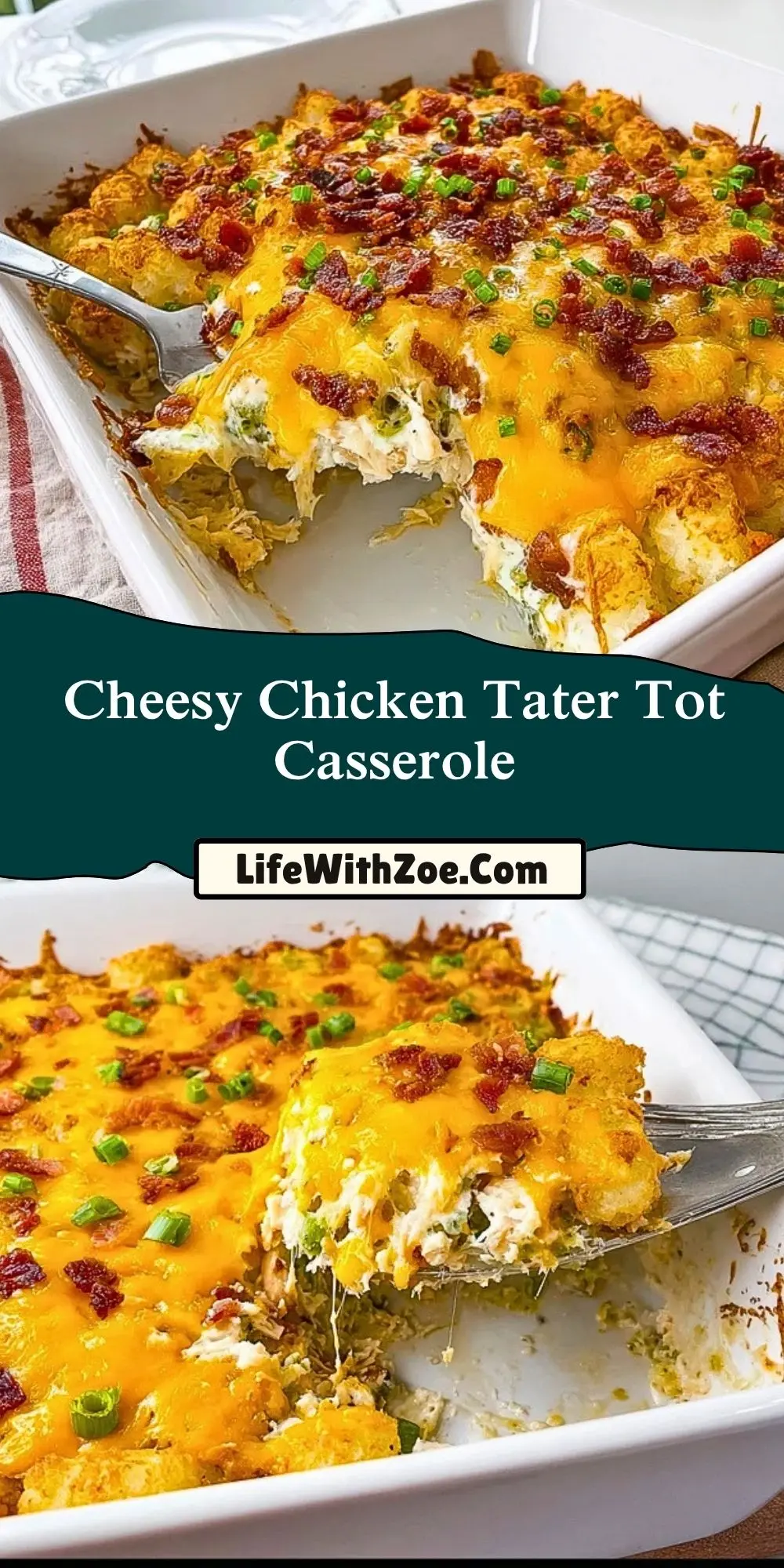 Cheesy Chicken Tater Tot Casserole (2)