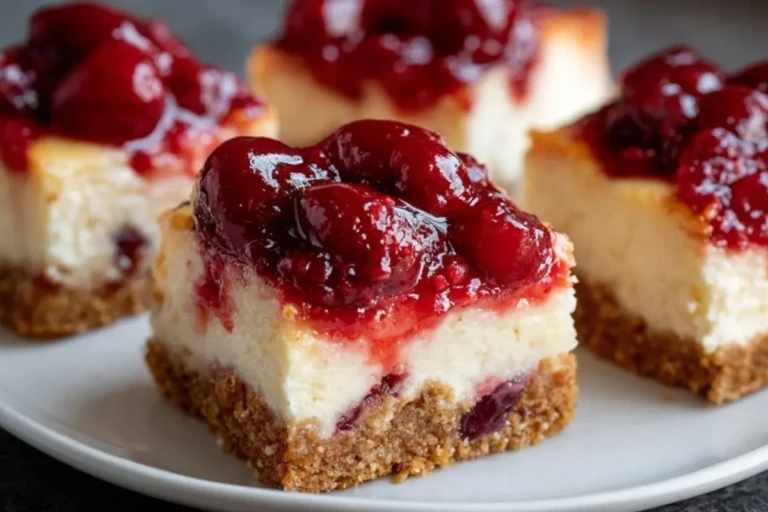 Cherry Cheesecake Bars