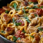Chicken Apple Sausage One Pan Pasta (3)