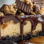 Chocolate Peanut Butter Cheesecake