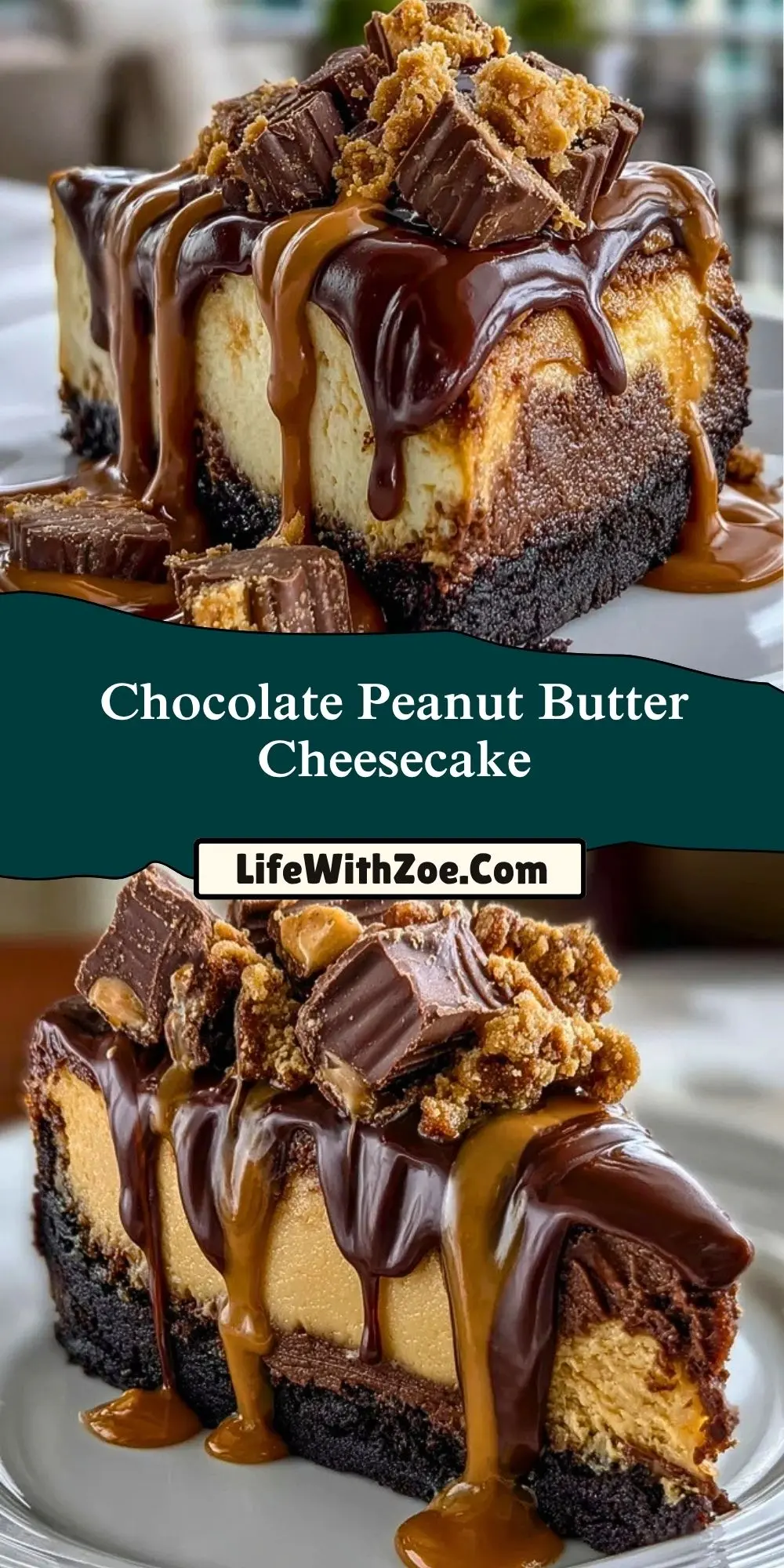 Chocolate Peanut Butter Cheesecake (2)