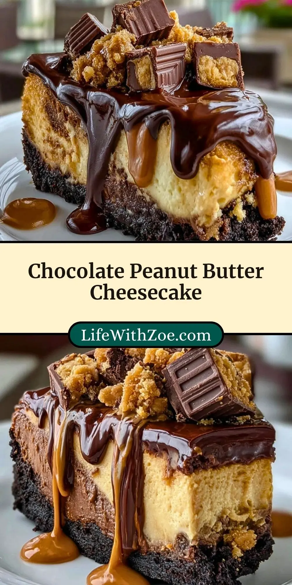 Chocolate Peanut Butter Cheesecake (3)