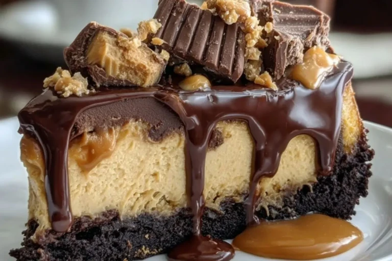 Chocolate Peanut Butter Cheesecake