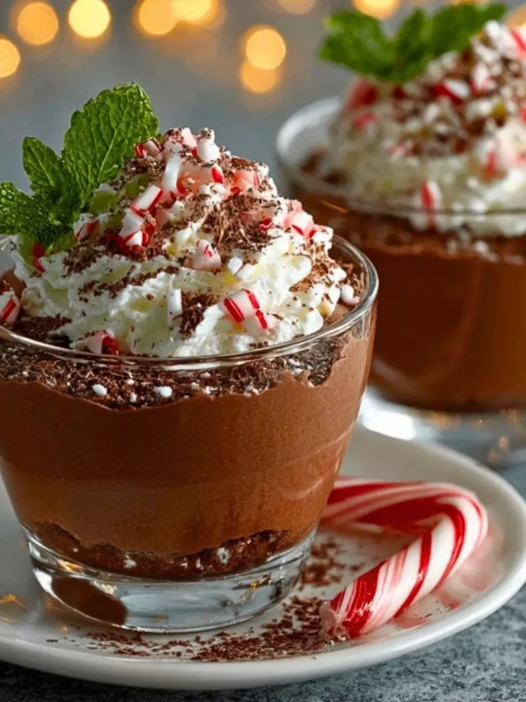 Chocolate Peppermint Mousse (1)