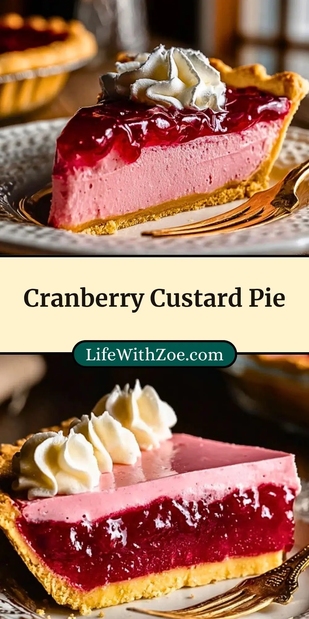 Cranberry Custard Pie (3)