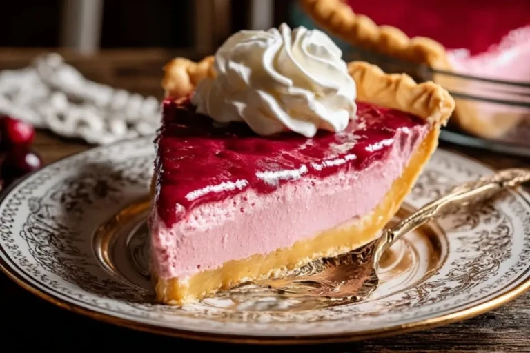 Cranberry Custard Pie