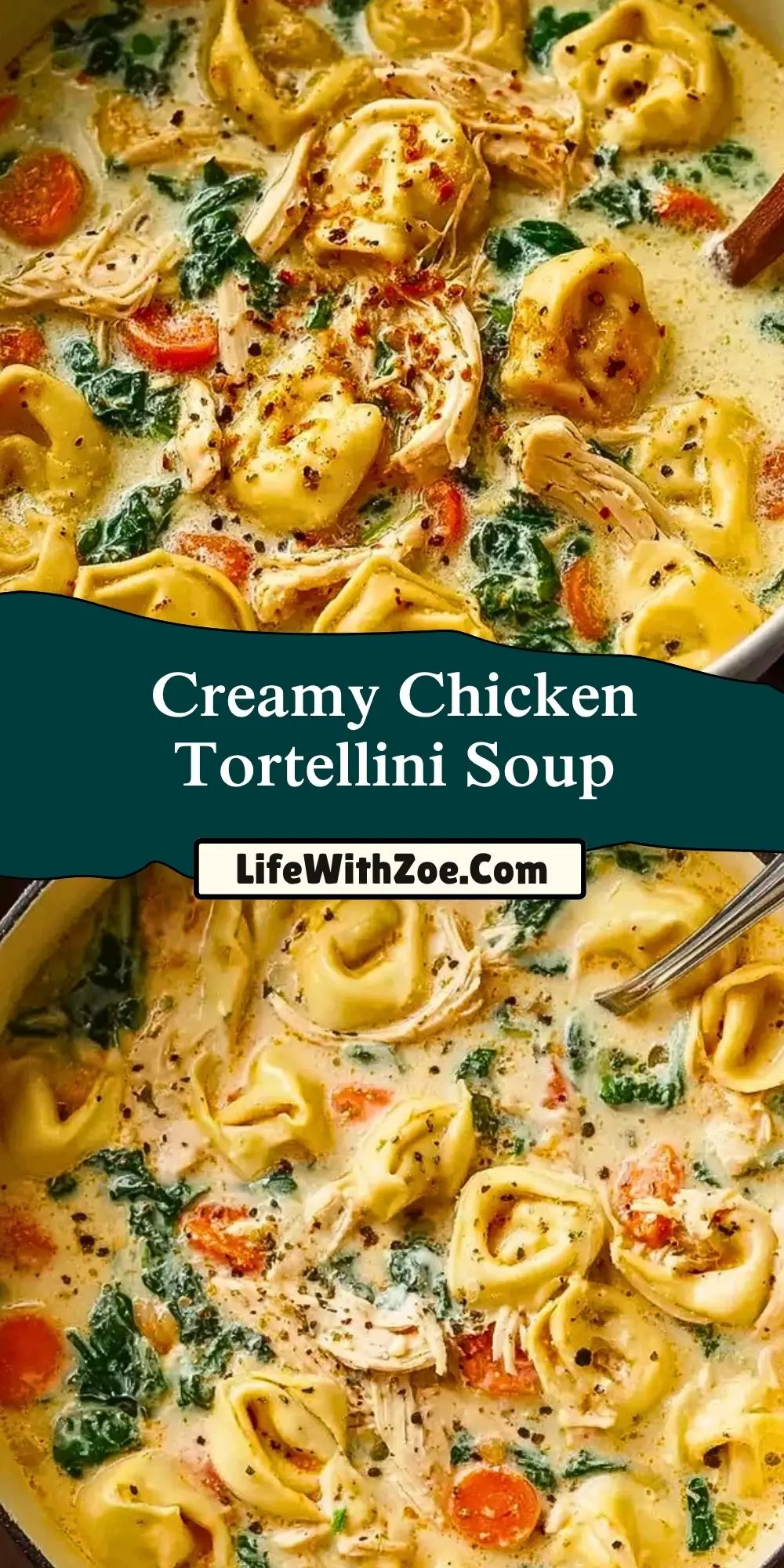 Creamy Chicken Tortellini Soup (2)