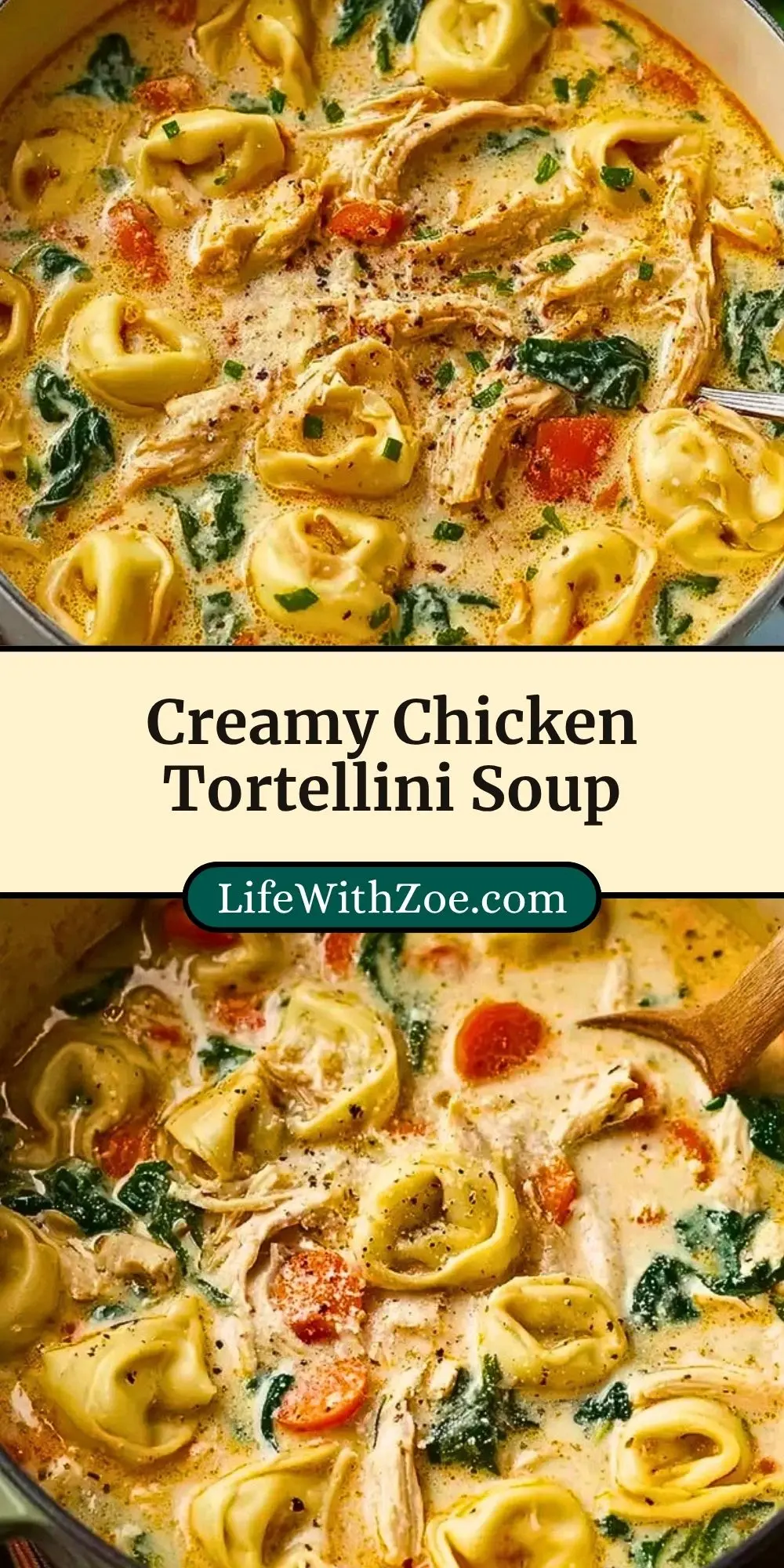 Creamy Chicken Tortellini Soup (3)