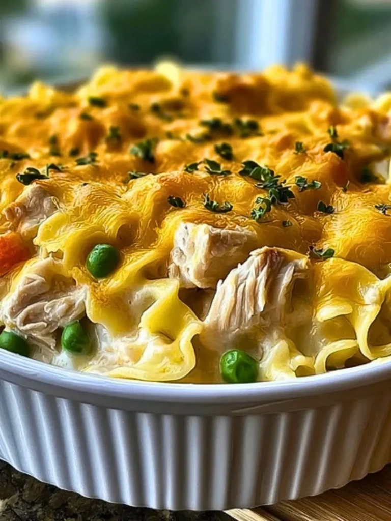 Creamy Million Dollar Chicken Noodle Casserole (1)