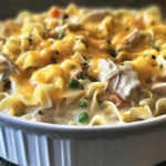 Creamy Million Dollar Chicken Noodle Casserole
