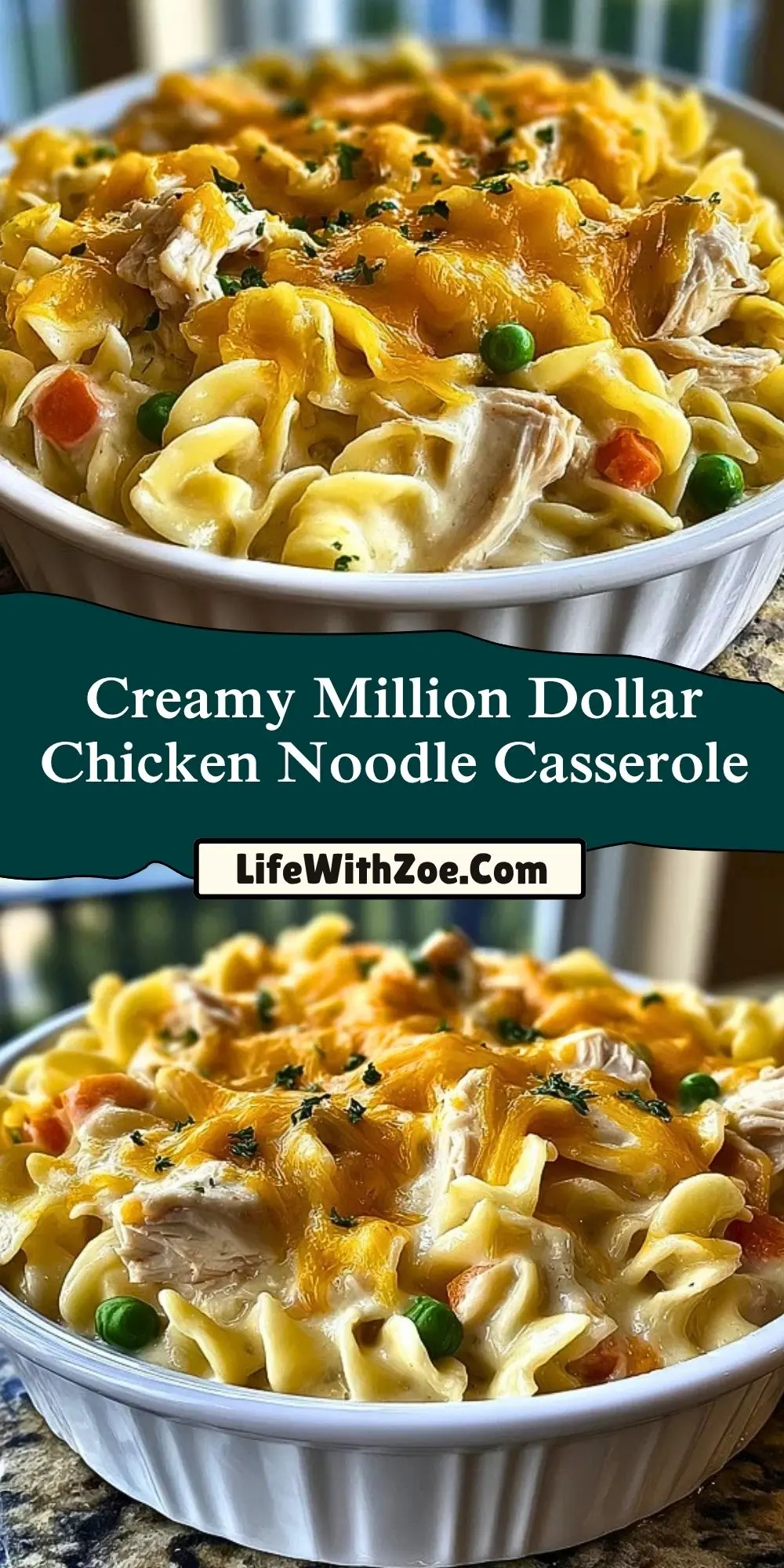 Creamy Million Dollar Chicken Noodle Casserole (2)
