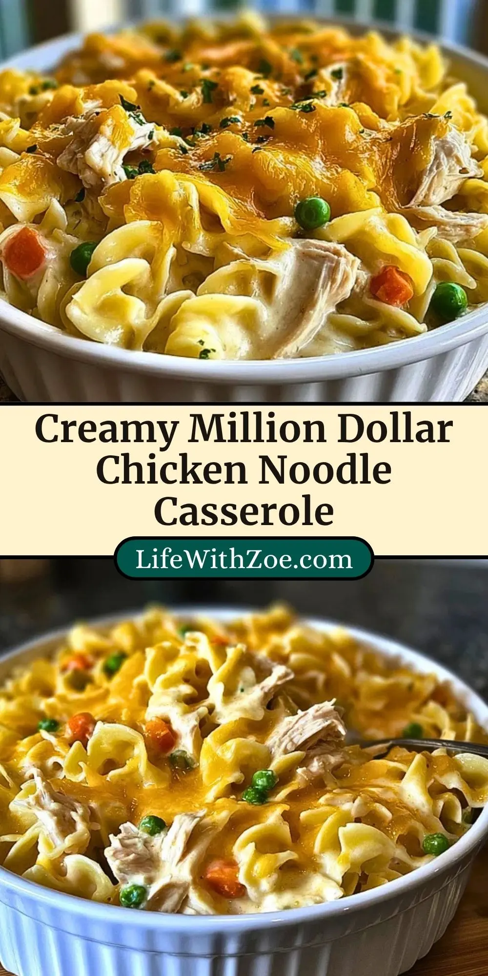Creamy Million Dollar Chicken Noodle Casserole (3)