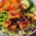 Crispy Coconut Crusted Tofu Bowl