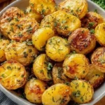 Crispy Oven Roasted Baby Potatoes