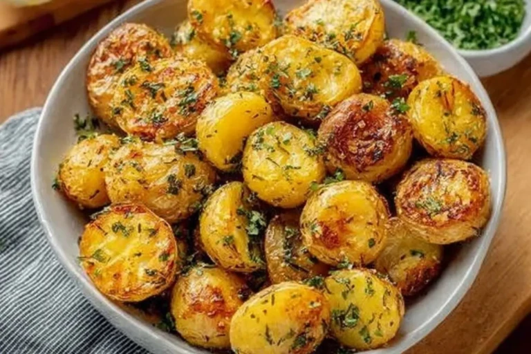 Crispy Oven Roasted Baby Potatoes