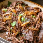 Crockpot French Onion Pot Roast