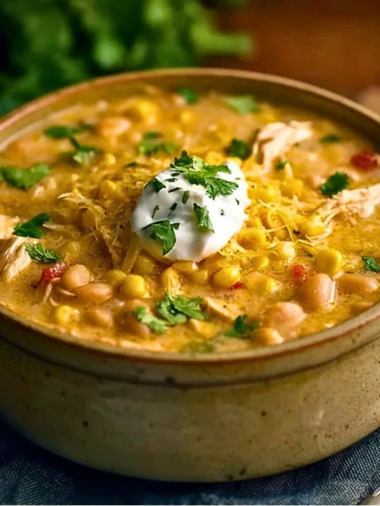 Crockpot White Chicken Chili Easy (1)