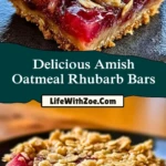 Delicious Amish Oatmeal Rhubarb Bars (2)