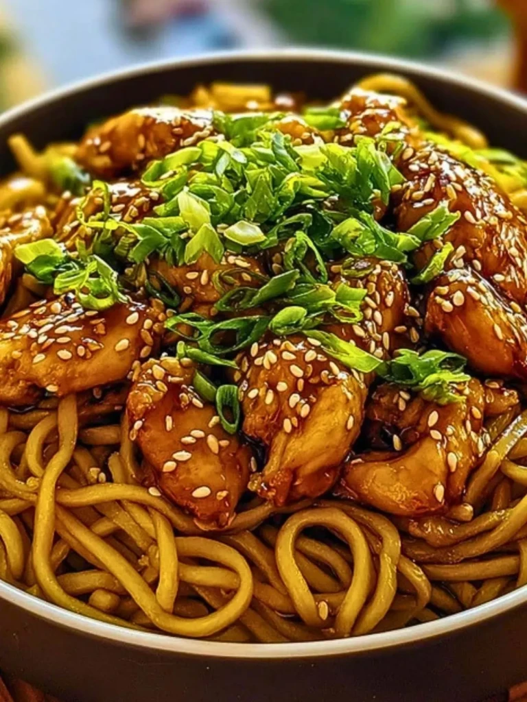 Delicious Chicken Teriyaki Noodles (1)