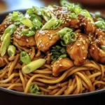 Delicious Chicken Teriyaki Noodles