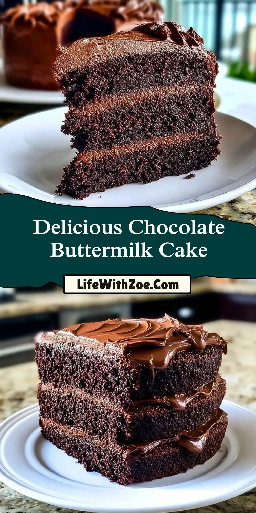 Delicious Chocolate Buttermilk Cake (2)