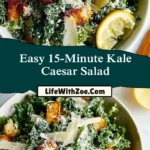 Easy 15-Minute Kale Caesar Salad (1)