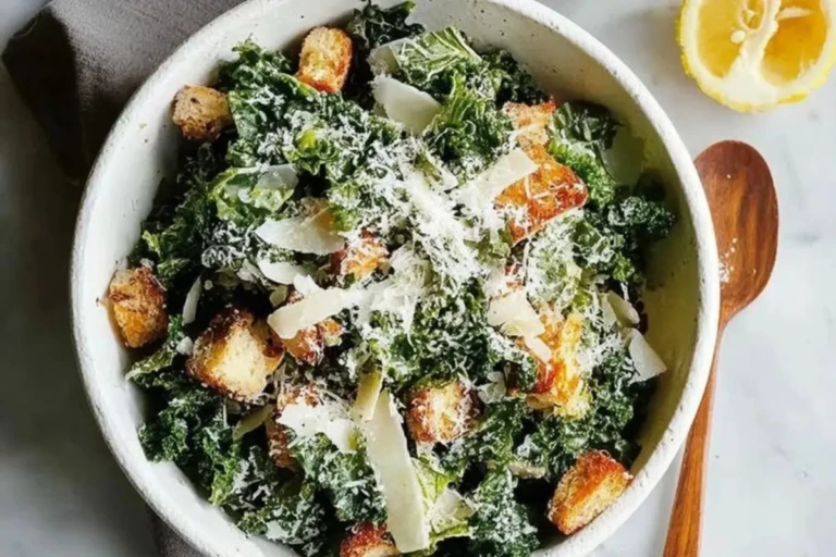 Easy 15-Minute Kale Caesar Salad