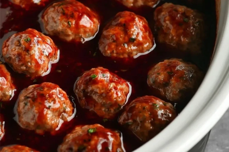 Easy Crockpot Meatballs