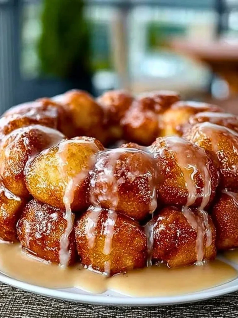 Easy Homemade Monkey Bread With Vanilla Glaze (1)
