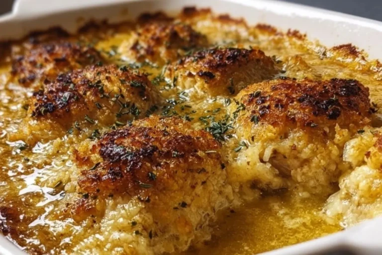 Easy Onion Soup Chicken Bake