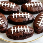 Fudgy Football Brownies