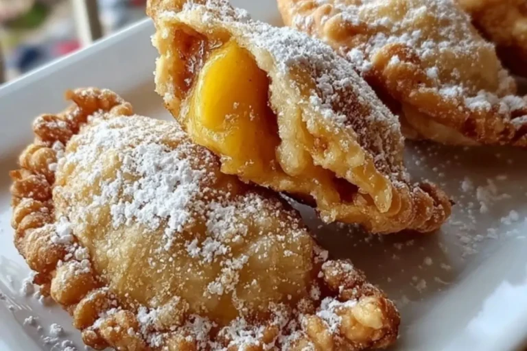 Golden Fried Peach Pies