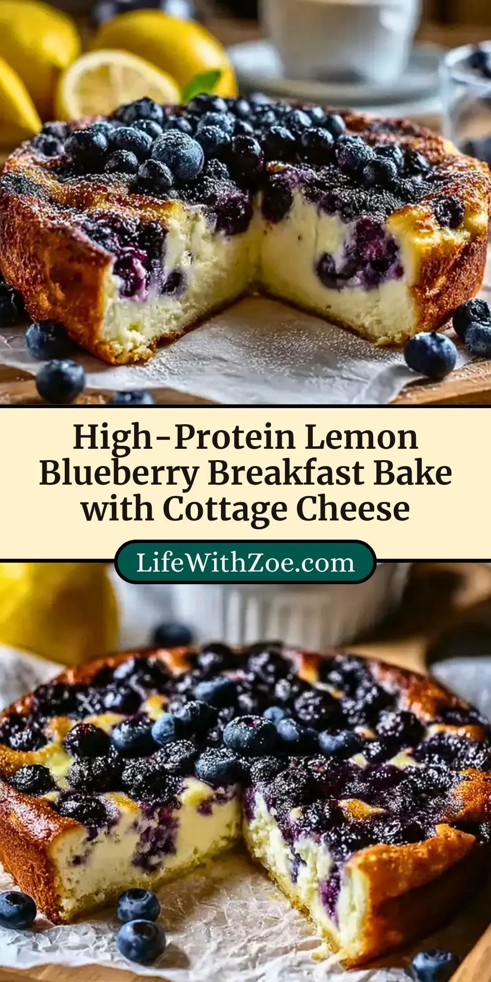 High-Protein Lemon Blueberry Breakfast Bake with Cottage Cheese (3)