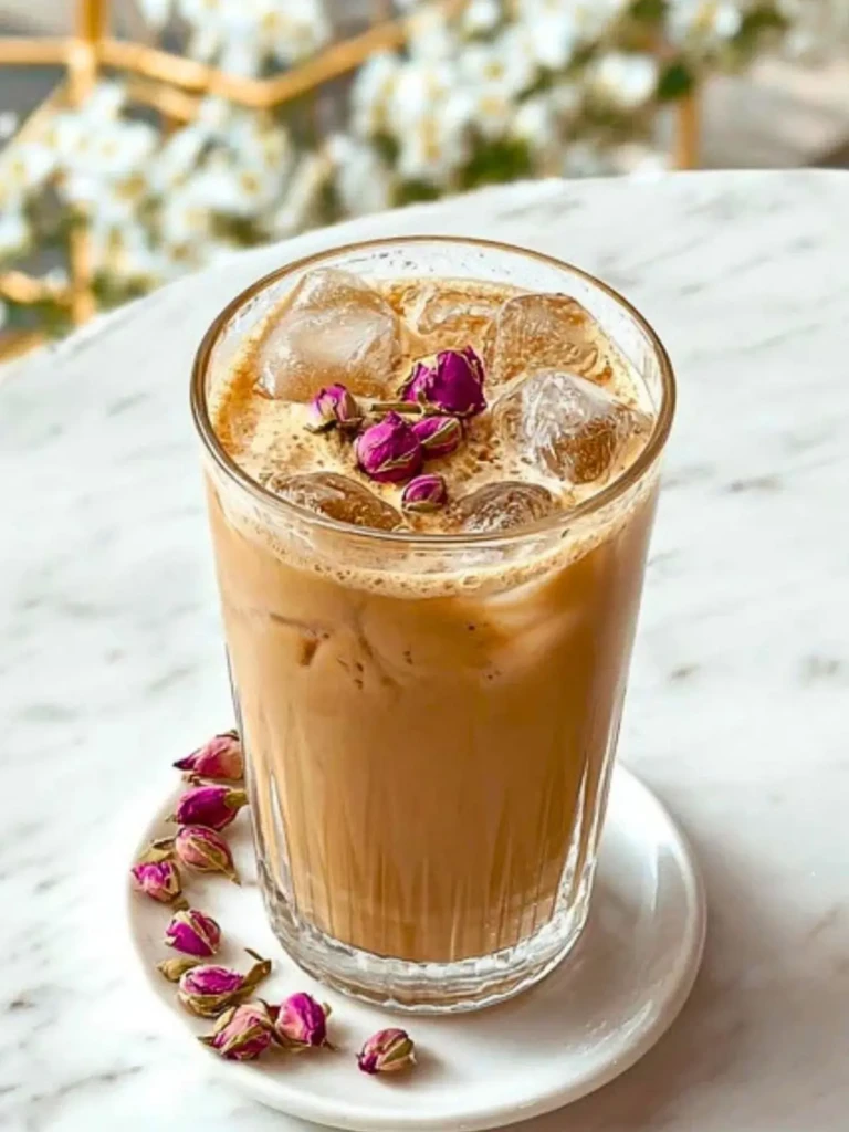 Iced Cardamom Rose Latte (1)