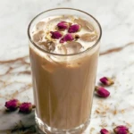 Iced Cardamom Rose Latte