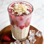 Iced White Chocolate Strawberry Latte