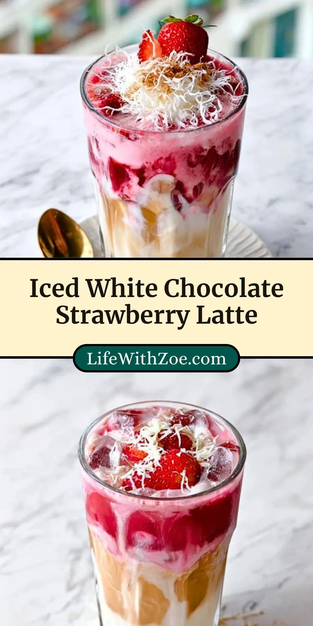 Iced White Chocolate Strawberry Latte (3)