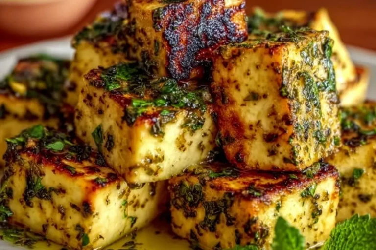 Lemon Herb Baked Tofu