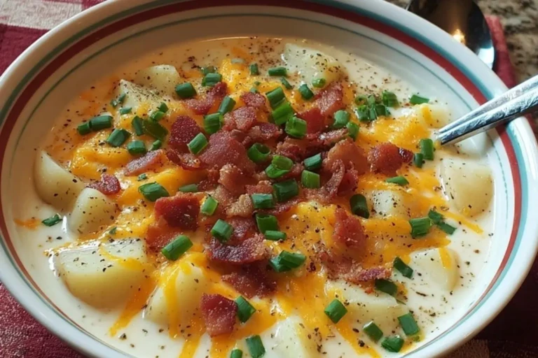Loaded Potato Cheese Soup