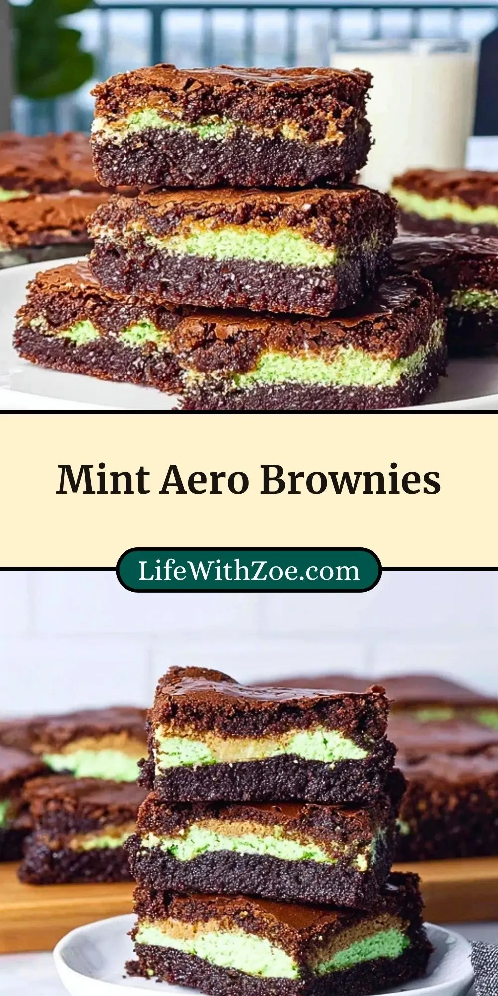 Mint Aero Brownies (3)
